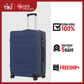 Vali Kéo LUG Aber S20S24S28 MHL027 Nhựa ABS Hạn Chế Trầy Xước, Khóa Số Bảo Mật An Toàn -  Navy  - 28