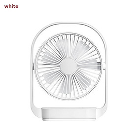 JIASHI Quạt Để Bàn 6" Di Động Nhỏ USB có đèn ngủ quạt tích điện Hàng nhập khẩu