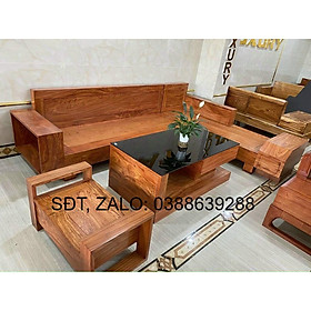 Mua Bộ bàn ghế Đại Phát phòng khách gỗ hương giá thật