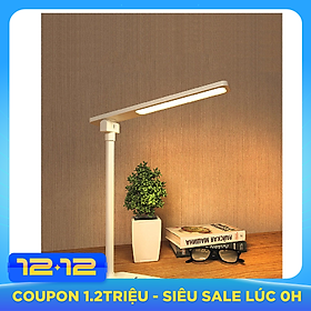 Đèn Bàn Học Đọc Sách, Làm Việc (Học Sinh, Sinh Viên, Văn Phòng) LED Chống Cận, Cảm Ứng Tích Điện Pin 3200mAh eLights TD-618