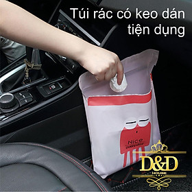 Túi rác có keo dán tiện dụng cho xe hơi, ô tô