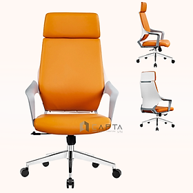 Mua Ghế văn phòng nệm màu cam lưng cao cho quản lý CM4432-P HCM