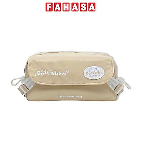 Bóp Viết Vải Best Wishes - Yescholar 9233 - Màu Nâu