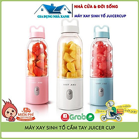 Mua Máy Xay Sinh Tố  Máy Say Sinh Tố Cầm Tay 500Ml 1 Cốc Juicer Cup  Xay Sinh Tốc Cực Mạnh  Bảo Hành 12 Tháng