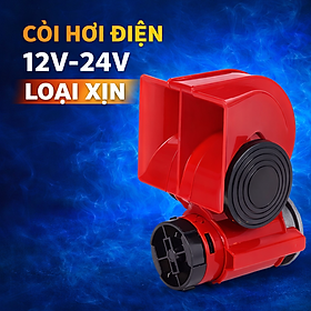 Còi Hơi Điện Công Suất Lớn 12V–24V | Lắp Mọi Xe – Nhỏ Gọn – An Toàn Khi Đi Đường, đèn trang trí