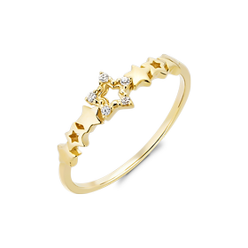 Nhẫn Nữ Vàng Tây 14k NLF435 Huy Thanh Jewelry