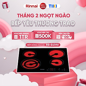 Mua Bếp hồng ngoại Rinnai RB-E41HV mặt kính Schott 6000W - Hàng chính hãng.