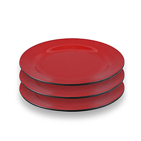 BỘ 3 DĨA 6 CẠN TRƠN MELAMINE A6006 DDEA3