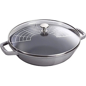 Chảo gang Wok Staub Wok CHE 30cm hàng chính hãng