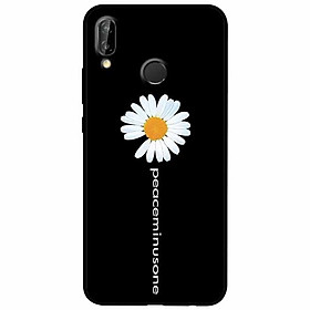 Ốp lưng in cho Huawei Nova 3e Mẫu Cúc Chữ Dài