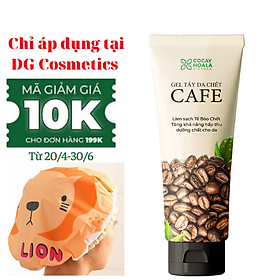 Gel tẩy da chết dành cho mặt sáng da sạch mụn chiết xuất cà phê COCAYHOALA100g,Tặng Mũ Trùm Tóc Ngẫu Nhiên