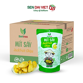 [Thùng 30 Gói ]Mít Sấy Giòn- Thức ăn sạch cho sức khỏe, Hương Vị Tự Nhiên, Thơm Ngon Toàn Diện, ĐV- Sen Đại Việt- Gói 35g- Date Mới Nhất