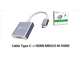 Hình ảnh Cáp chuyển đổi Type C to HDMI M-pard MD015 Kết nối Laptop USB-C với Máy Chiếu - Hàng Nhập Khẩu