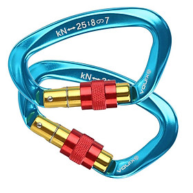 Thiết Bị Leo Núi Leo Núi Khóa Vít Carabiner 25KN