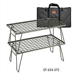 Kệ đôi xếp gọn Campingmoon T-230-2T/ T-233-2T