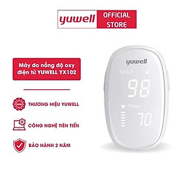 Máy đo nồng độ oxy trong máu SPO2 và nhịp tim Yuwell YX102