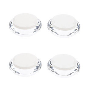 4x Cosmetic Small Empty Container Plastic Makeup Pot Jars for Eye Shadow, Nails,