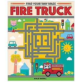 Find Your Way Maze Fire Truck