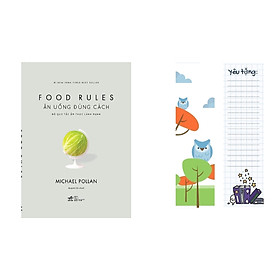 Sách - Ăn uống đúng cách: Bộ quy tắc ẩm thực lành mạnh (Food rules) (tặng kèm bookmark thiết kế)
