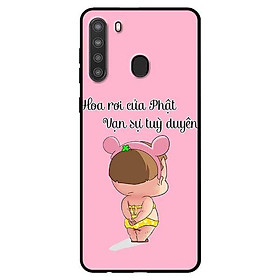 Ốp lưng dành cho Samsung Galaxy A21 mẫu Quỳnh Hoa Rơi