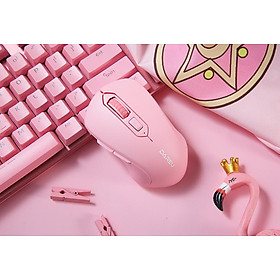 Mua Chuột Không Dây DAREU LM115 PINK - Chuột Máy Tính Màu Hồng Dễ Thương - Hàng Chính Hãng
