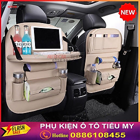 Túi Da Đa Năng Treo Ghế Sau Ô Tô - Chất Liệu Da Cao Cấp, Với Quai Đeo Thuận Tiện Khi Cần Lấy Đồ Nơi Cất Giữ Đồ