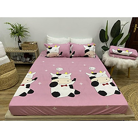 Mua Bộ Ga Và 2 Vỏ Gối Nằm Poly Cotton | Mẫu Cờ Mỹ (Ibox chọn thêm mẫu nhé)