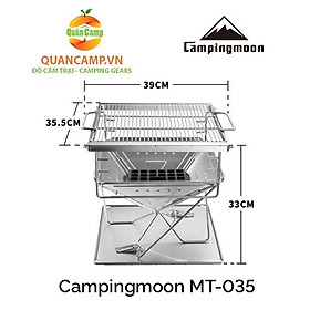 Bếp nướng dã ngoại xếp gọn Campingmoon MT-035