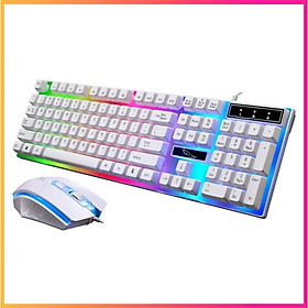 Mua Bộ bàn phím chuột giả cơ có LED màu G21 hàng mới 100% full box