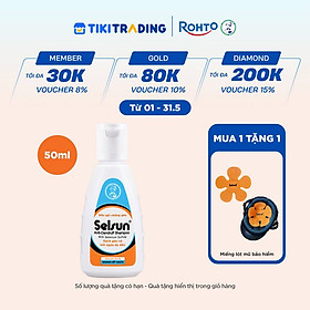 Dầu gội Selsun chống gàu, sạch gàu & hết ngứa da đầu Selsun Anti-Dandruff Shampoo 50ml