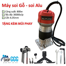 Mua Máy phay gỗ | Máy soi gỗ | Công suất 800w  tốc độ 30000v/p
