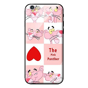 Ốp kính cường lực cho iPhone 6s Báo Hồng - Hàng chính hãng