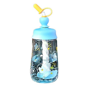 Mua Bình Nước Cỡ Lớn Có Ống Hút Họa Tiết Hoạt Hình Dễ Thương Cho Bé Gái