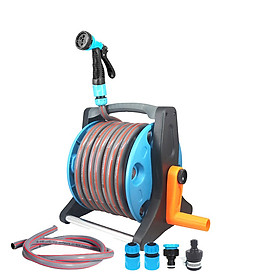 Mua Combo bộ vòi tưới cây  vòi rửa xe tăng áp có lô cuốn ống LionKing 10 mét ống trong rulo  1.5 mét ống cấp nước và phụ kiện đi kèm PR1015A