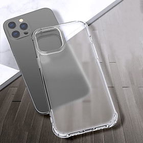 Ốp Lưng dành cho iPhone 12 Mini / 12 & 12 Pro / 12 Pro Max Leeu Design TPU Mặt Kính Cường Lực Nhám - Hàng Nhập Khẩu