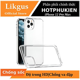 Ốp lưng chống sốc cho iPhone 12 Pro Max Likgus Crashproof giúp chống chịu mọi va đập - hàng nhập khẩu