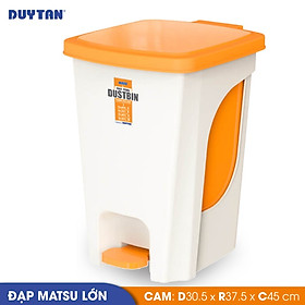 Mua Thùng rác đạp lớn nhựa Duy Tân Matsu (30 x 37.5 x 45 cm) - 02409 - Giao màu ngẫu nhiên - Hàng chính hãng