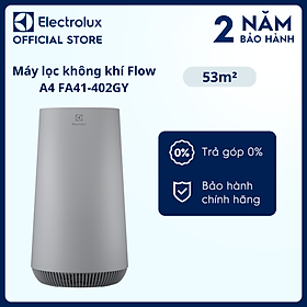 Mua Máy lọc không khí Electrolux 4 bước lọc Flow A4 cho phòng có diện tích 53m² - FA41-402GY - Lọc sạch bụi mịn và khử mùi  cảm biến đo chất lượng khí và điều chỉnh bộ lọc  Hàng chính hãng 