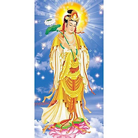 Mua Tranh đính đá Đại thế chí bồ tát ( chưa đính) -AL88659 - 30x72cm