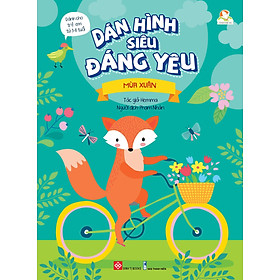 Sách - Dán Hình Siêu Đáng Yêu : Mùa xuân - Các em bé động vật - Các loài khủng long - Các loài động vật - Trang trại - Khu rừng - Khu chợ - Phương tiện giao thông - Các loài côn trùng - Trường học - Đại dương