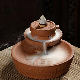 Mua Thác Khói Trầm Hương Cối Xay Trà PT111 (Tặng Kèm 05 Nụ Trầm Hương)