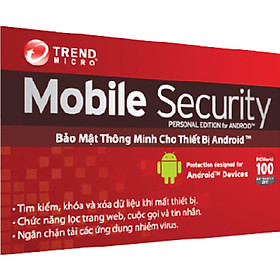 Phần Mềm Diệt Virus Trend Micro Mobile Security (Android & iOS) - Hàng chính hãng