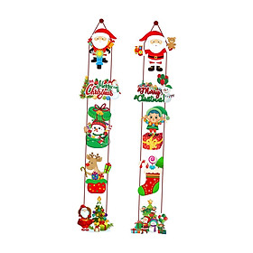 Christmas Door Banners Welcome Porch Banner for Xmas Party Farmhouse Holiday