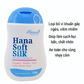 Dung dịch vệ sinh Hana Soft Silk 150g