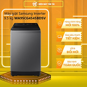 Máy giặt Samsung Inverter 9.5 kg WA95CG4545BD/SV - WA95CG4545BDSV - Hàng chính hãng - Chỉ giao HCM