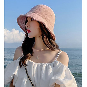 Nón chống nắng cho nữ phong cách Hàn, mũ chống nắng đi biển vành vừa