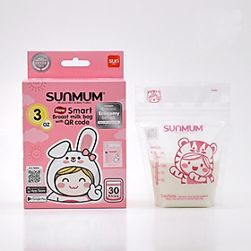 Túi Trữ Sữa SUNMUM Economy Series 100ml-240ml Khoá Zip 3 Lớp Chắc Chắn Giúp Bảo Quản Sữa An Toàn Cho Bé