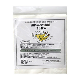 Giấy Thấm Dầu Nhật Dạng Xấp/Cuộn THP - Trắng 21.8 x 19.7cm (20 tờ/xấp)