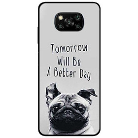 Ốp lưng dành cho Xiaomi Poco X3 mẫu Pulldog Tomorrow