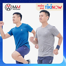 Combo 2 Áo thun thể thao nam MRM Active Pro thấm hút mồ hôi tốt co dãn thoải mái vận động